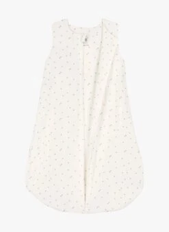PETIT BATEAU Gigoteuse En Gaze De Coton Bio | Blanc -Petit Bateau Soldes 4152242