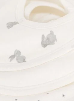 PETIT BATEAU Lot De 3 Bavoirs Imprimés En Coton Mélangé | Multicolore -Petit Bateau Soldes 4152246