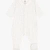 PETIT BATEAU Dors-bien étoiles En Coton Bio | Blanc -Petit Bateau Soldes 4152247