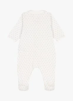 PETIT BATEAU Dors-bien étoiles En Coton Bio | Blanc -Petit Bateau Soldes 4152248
