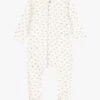 PETIT BATEAU Body Pyjama Fleurs En Coton Bio | Multicolore -Petit Bateau Soldes 4152263
