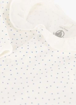 PETIT BATEAU Dors-bien à Pois En Coton Bio | Blanc 7 PETIT BATEAU Dors-bien à Pois En Coton Bio | Blanc -Petit Bateau Soldes 4152270