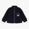 PETIT BATEAU Veste Polaire à Col Montant | Noir -Petit Bateau Soldes 4152275