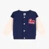 PETIT BATEAU Veste Teddy En Molleton | Bleu -Petit Bateau Soldes 4152279