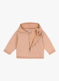 PETIT BATEAU Sweatshirt à Capuche En Coton Bio | Rose -Petit Bateau Soldes 4152298