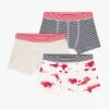 PETIT BATEAU Lot De 3 Boxers En Coton Bio | Multicolore 2 PETIT BATEAU Lot De 3 Boxers En Coton Bio | Multicolore -Petit Bateau Soldes 4152309