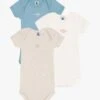 PETIT BATEAU Lot De 3 Bodies Sérigraphié En Coton Bio | Multicolore -Petit Bateau Soldes 4152337