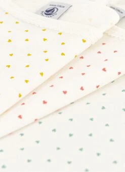 PETIT BATEAU Lot De 3 Débardeurs à Bretelles En Coton Bio | Multicolore -Petit Bateau Soldes 4152386