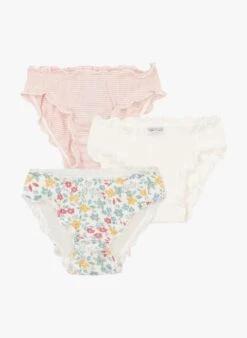 PETIT BATEAU Lot De 3 Culottes En Coton | Multicolore