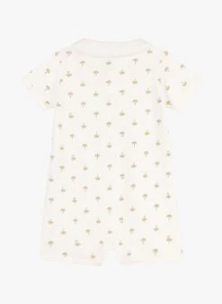 PETIT BATEAU Combinaison Courte Palmiers En Coton Bio | Multicolore 6 PETIT BATEAU Combinaison Courte Palmiers En Coton Bio | Multicolore -Petit Bateau Soldes 4152401