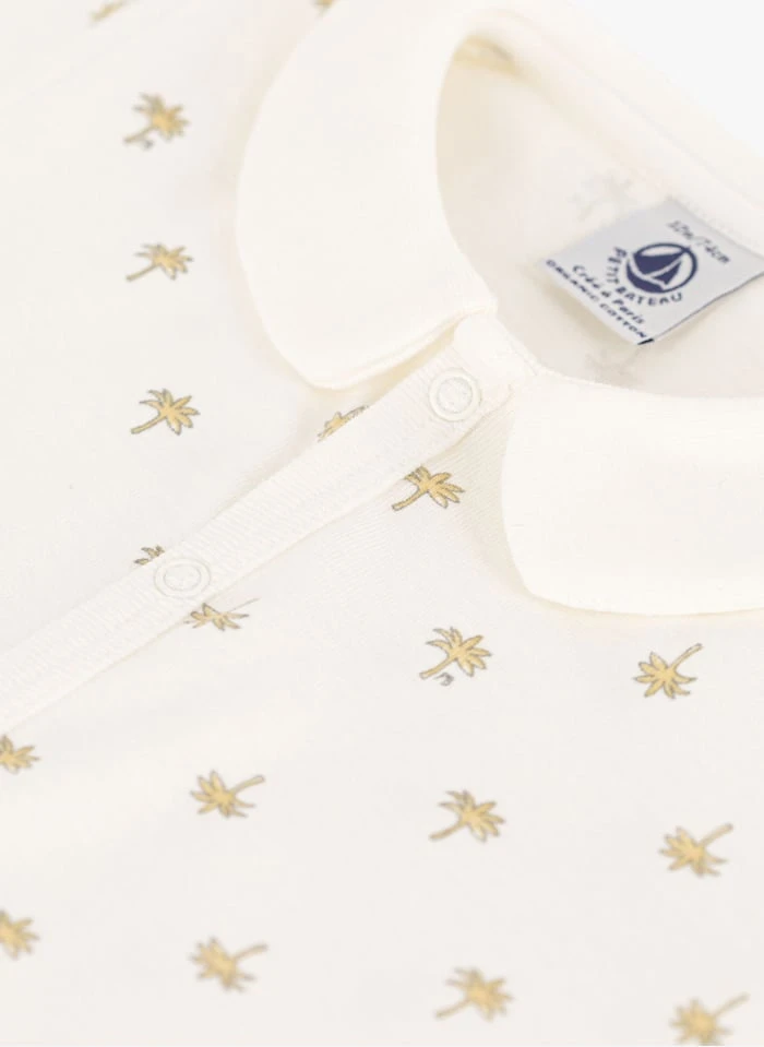 PETIT BATEAU Combinaison Courte Palmiers En Coton Bio | Multicolore 5 PETIT BATEAU Combinaison Courte Palmiers En Coton Bio | Multicolore – Image 3