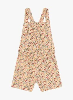 PETIT BATEAU Salopette Courte Imprimée En Coton | Multicolore -Petit Bateau Soldes 4152414