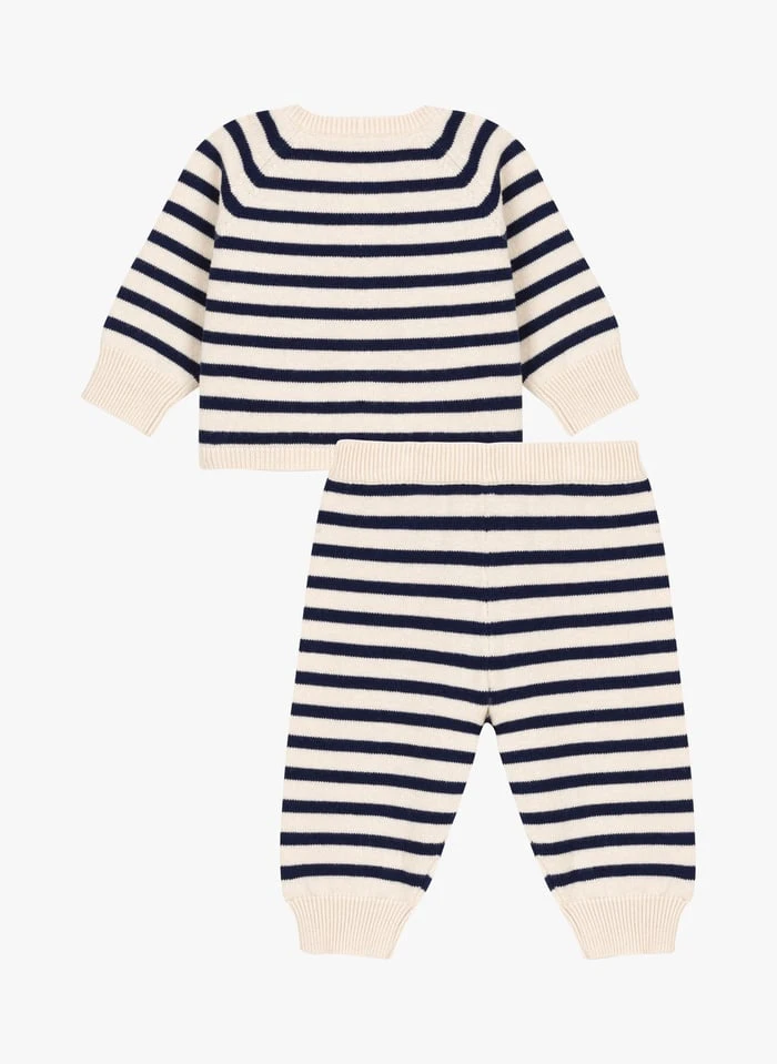 PETIT BATEAU Ensemble 2 Pièces à Rayures | Noir 5 PETIT BATEAU Ensemble 2 Pièces à Rayures | Noir – Image 3