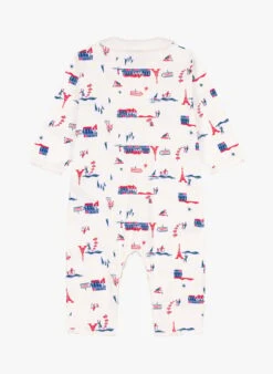 PETIT BATEAU Dors-bien Sans Pieds En Coton Bio | Multicolore -Petit Bateau Soldes 4157380