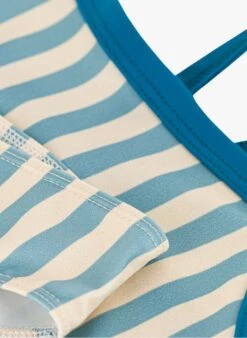 PETIT BATEAU Maillot De Bain 2 Pièces Rayé | Bleu -Petit Bateau Soldes 4157396