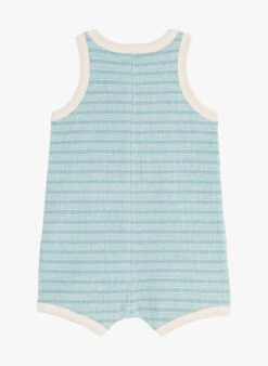 PETIT BATEAU Combinaison à Rayures En Coton Bio | Bleu -Petit Bateau Soldes 4157401