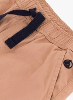 PETIT BATEAU Pantalon Droit En Serge De Coton | Rose -Petit Bateau Soldes 4158830