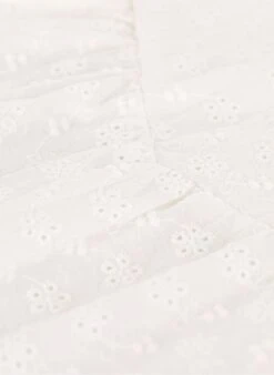 PETIT BATEAU Robe Avec Bloomer En Broderie Anglaise | Blanc -Petit Bateau Soldes 4158848