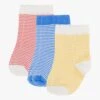 PETIT BATEAU Lot De 3 Paires De Chaussettes Rayées | Multicolore -Petit Bateau Soldes 4158866