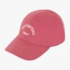PETIT BATEAU Casquette Brodées En Coton | Rouge -Petit Bateau Soldes 4158875