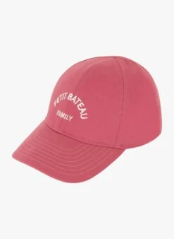 PETIT BATEAU Casquette Brodées En Coton | Rouge