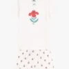 PETIT BATEAU Pyjama Short Fleurs En Coton Bio | Multicolore -Petit Bateau Soldes 4158898