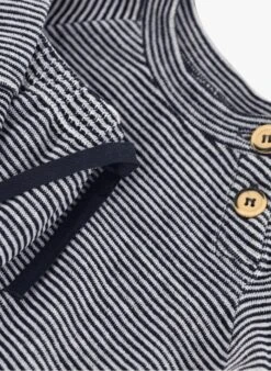 PETIT BATEAU Ensemble à Rayures En Velours | Noir -Petit Bateau Soldes 4163469