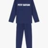 PETIT BATEAU Pyjama Sérigraphié En Coton Bio | Bleu -Petit Bateau Soldes 4181429