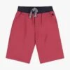 PETIT BATEAU Bermuda En Coton Sergé | Rouge -Petit Bateau Soldes 4181430