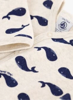 PETIT BATEAU Dors-bien Baleines En Coton Bio | Bleu 7 PETIT BATEAU Dors-bien Baleines En Coton Bio | Bleu -Petit Bateau Soldes 4182143
