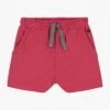 PETIT BATEAU Short En Coton Bio | Rouge -Petit Bateau Soldes 4182188