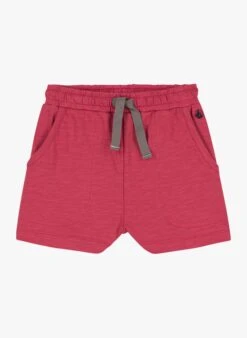 PETIT BATEAU Short En Coton Bio | Rouge