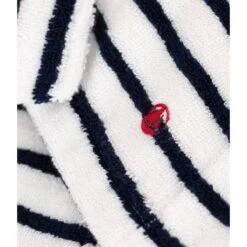 PETIT BATEAU Peignoir à Capuche Rayé En éponge -Petit Bateau Soldes 42097f6f7520383fea5901314febc86b