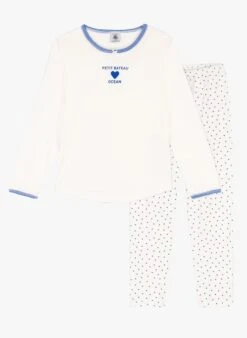 PETIT BATEAU Ensemble De Pyjama En Coton | Bleu