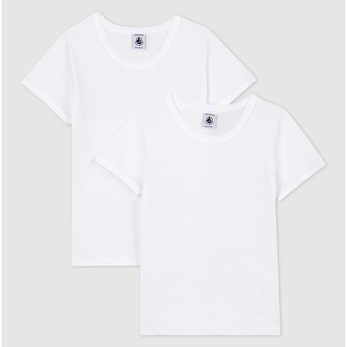 PETIT BATEAU Lot De 2 Maillot De Corps 3 PETIT BATEAU Lot De 2 Maillot De Corps