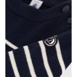 PETIT BATEAU Pull Marinière Laine Et Coton -Petit Bateau Soldes 4ad22cf446765fb0a70551ead65e44b8