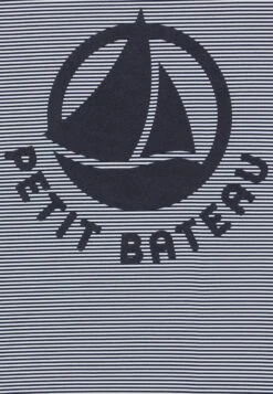 PETIT BATEAU Unisex - T-Shirt De Surf - Medieval/Marshmallow -Petit Bateau Soldes 4d8441b5f0bc4498a079270cd489d417