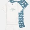 PETIT BATEAU Pyjacourts Unisex 2 Pack - Pyjama - White/Blue -Petit Bateau Soldes 512ea0f800bd44909c8b209efe08315e