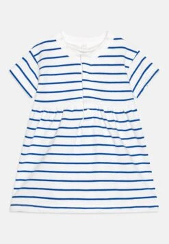 PETIT BATEAU Robe Body - Robe De Jour - Marshmallow/Perse