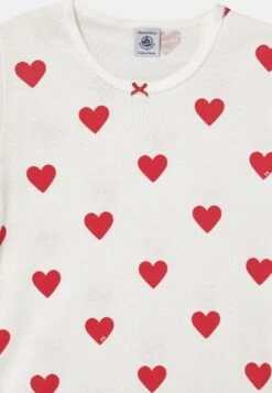 PETIT BATEAU Heart Print - Pyjama - Marshmallow/Terkuit -Petit Bateau Soldes 612fe0b0b61b49e699b52c6ab41b7851
