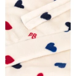 PETIT BATEAU Robe De Chambre Imprimée Coeurs En Polaire -Petit Bateau Soldes 662ec2a51fbf65010089d5f5793ad7e7