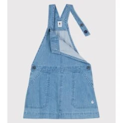 PETIT BATEAU Robe Salopette En Denim -Petit Bateau Soldes 6753899973b6cb25dc58e93cc0dfc6a1