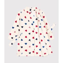 PETIT BATEAU Robe De Chambre Imprimée Coeurs En Polaire -Petit Bateau Soldes 6c3f9d3be814a376273d9376f02cc7a0
