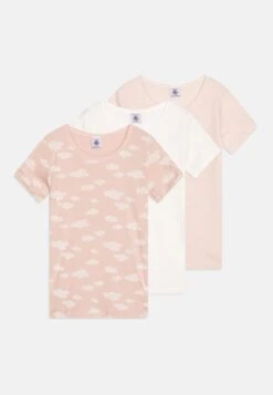 PETIT BATEAU Tee 3 Pack - T-Shirt Imprimé - White