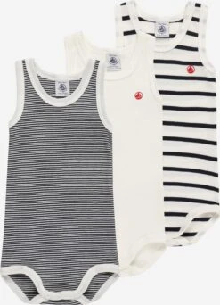 PETIT BATEAU Sous-vêtements Barboteuse / Body Enfants Blanc