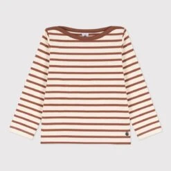PETIT BATEAU T-shirt Manches Longues à Rayures