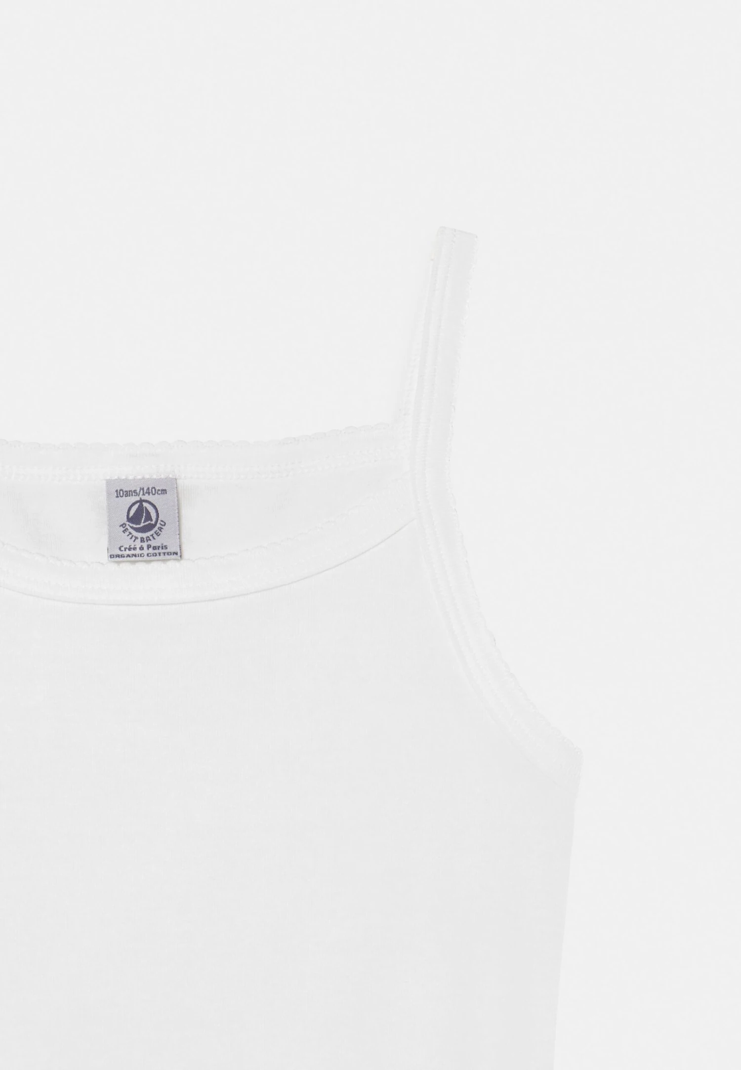 PETIT BATEAU Chemises Bretelles 2 Pack - Caraco - White 6 PETIT BATEAU Chemises Bretelles 2 Pack - Caraco - White – Image 4