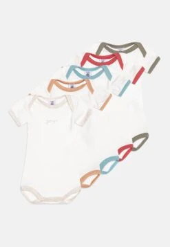 PETIT BATEAU Unisex 5 Pack - Body - White