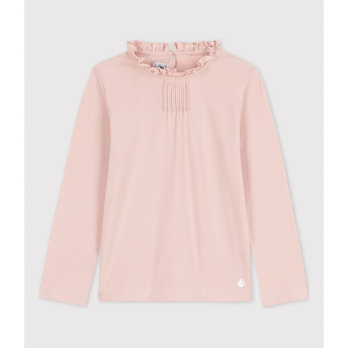 PETIT BATEAU T-shirt Col Victorien à Manches Longues 3 PETIT BATEAU T-shirt Col Victorien à Manches Longues