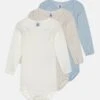 PETIT BATEAU 3 Pack - Body - White -Petit Bateau Soldes 87feabde63c74124a2ee51cfa730ef53